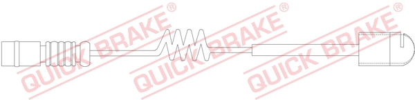 Czujnik zużycia klocka